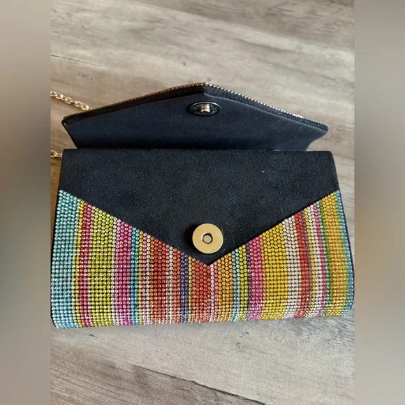 Rhinestone Rainbow Crossbody - Picture 5 of 9
